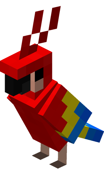 File:Minecraft Red Parrot.png