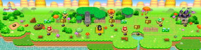 World 1 in the game New Super Mario Bros..