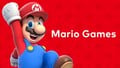 Image of Mario from a news article on nintendo.com about Mario games (December 7, 2023)