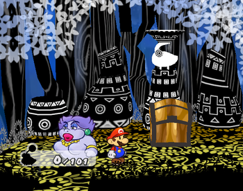 The Great Tree screenshot from Paper Mario: The Thousand-Year Door