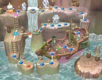 The Story Mode's Pirate Dream Board in Mario Party 5