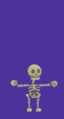 Mario's skeleton animation