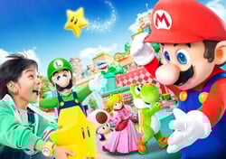 Artwork for the Super Star Adventure March at Super Nintendo World in Universal Studios Japan