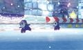 Skating Shy Guys on GCN Sherbet Land in Mario Kart 8
