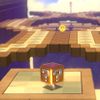 Toad wearing a ? Box at Conkdor Canyon in Super Mario 3D World.