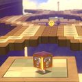 Toad wearing a ? Box in Super Mario 3D World
