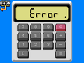 The error message