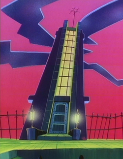 Establishing shot of Castle Koopenstein