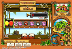 A screenshot of the Donkey Konga microsite.