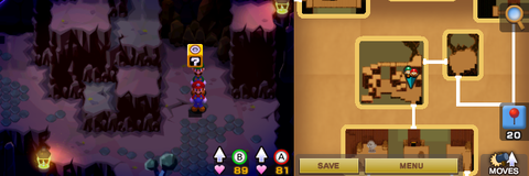 Block 49 in Hoohoo Mountain of Mario & Luigi: Superstar Saga + Bowser's Minions.