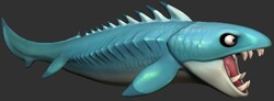 3D model of a Horror Gill in Donkey Kong Country: Tropical Freeze.