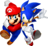 Artwork of Mario and Sonic from Mario & Sonic at the Rio 2016 Olympic Games