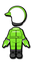 Light Green Mii racing suit from Mario Kart 8 Deluxe