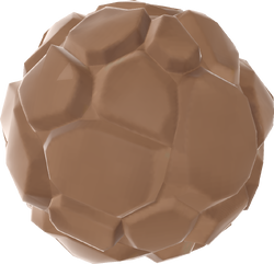 Rendered model of a Boulder in Mario Kart Tour.