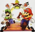 4koma Gag Battle (Mario & Luigi: Superstar Saga)