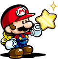 Mini Mario with a star