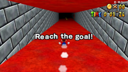 The Super Mario 64 DS Microgame from WarioWare: Move It!