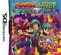 North American box art of Mario & Luigi: Partners in Time