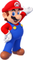 Mario with hand out