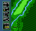 Hole 13 of the Japan course in NES Open Tournament Golf