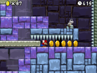 World 8-Tower (New Super Mario Bros.) in the game New Super Mario Bros..