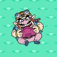 Artwork of Wario shown with an option in a WarioWare: Get It Together! opinion poll on Play Nintendo. Original filename: <tt>PLAY-5268-WWGIT-poll01_1x1-Three_v01.6ef5f3152e16d0ba.jpg</tt>