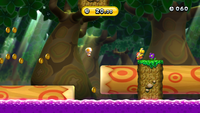 Poison-Swamp Scramble in New Super Mario Bros. U