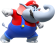 Artwork of Elephant Mario from Super Mario Bros. Wonder.