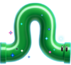 Artwork of an Inchworm Pipe for Super Mario Bros. Wonder