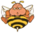 Artwork of a Bigbee, from Super Mario Land 2: 6 Golden Coins.