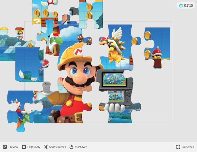 File:SMM3DS Free Online Jigsaw Puzzle gameplay.png