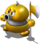 Artwork of Axem Yellow from the Nintendo Switch version of Super Mario RPG