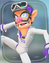 Waluigi Pro Racer outfit from Mario Kart World
