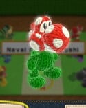 Naval Piranha Yoshi, from Yoshi's Woolly World.