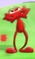 A Glubbit after eating a hot pepper