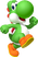 Artwork of Yoshi for Fortune Street (reused for Mario & Sonic at the Rio 2016 Olympic Games)