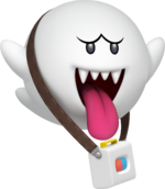Dr. Boo artwork from Dr. Mario World