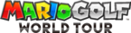 Early logo for Mario Golf: World Tour, shown from Nintendo Direct 2.14.2013