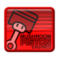 A Mario Kart Tour Mushroom Piston "hot shot" badge