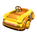 Gold Tires on the Gold Kiddie Kart