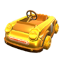 Gold Kiddie Kart from Mario Kart Tour