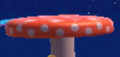 Several Mushroom Trampolines in Mario Kart Tour