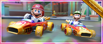 The Spicy Zucchini Pack from the 2023 Summer Tour in Mario Kart Tour