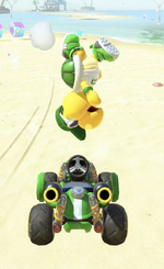 Koopa Troopa (Runner) performing a trick.