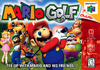 North American box art for Mario Golf on Nintendo 64