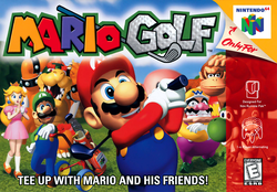 North American box art for Mario Golf on Nintendo 64