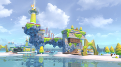 Scamper Shores in Super Mario 3D World + Bowser's Fury