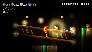 Pre-release screenshot of New Super Mario Bros. U