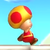 Squared screenshot of Fire Yellow Toad from New Super Mario Bros. U Deluxe.