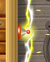 Rectangular screenshot of an electric current from New Super Mario Bros. Wii.